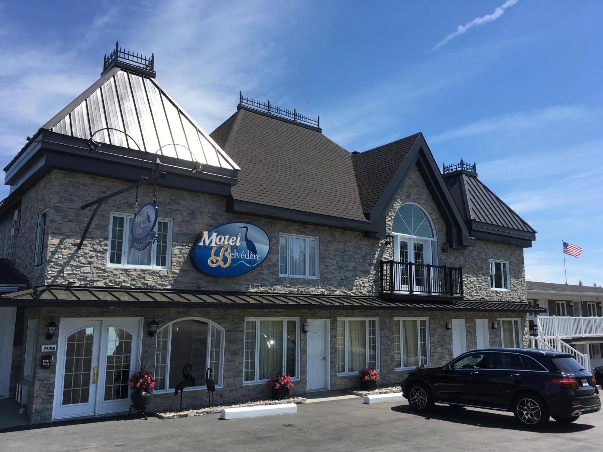 Motel Vue Belvedere Saint-Siméon Exteriör bild