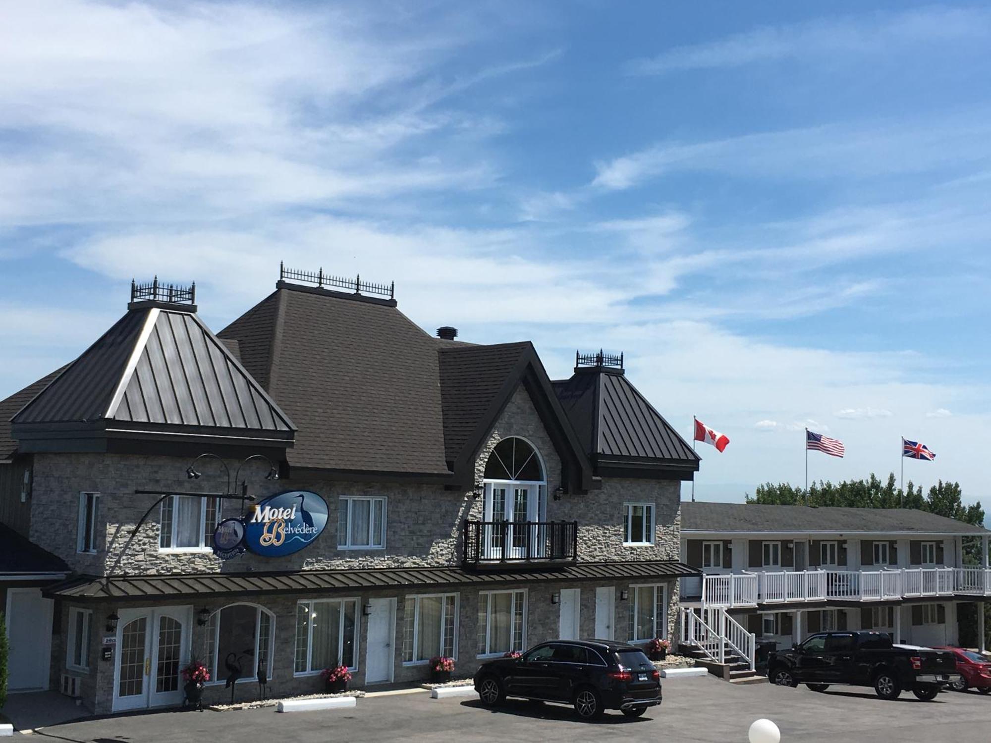 Motel Vue Belvedere Saint-Siméon Exteriör bild
