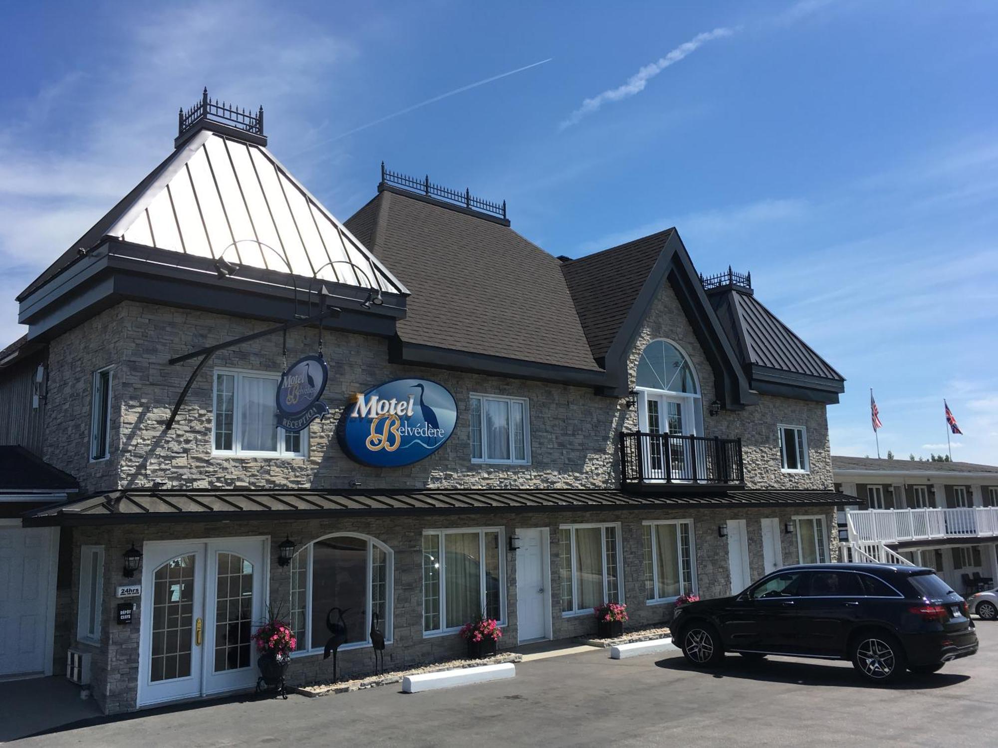 Motel Vue Belvedere Saint-Siméon Exteriör bild