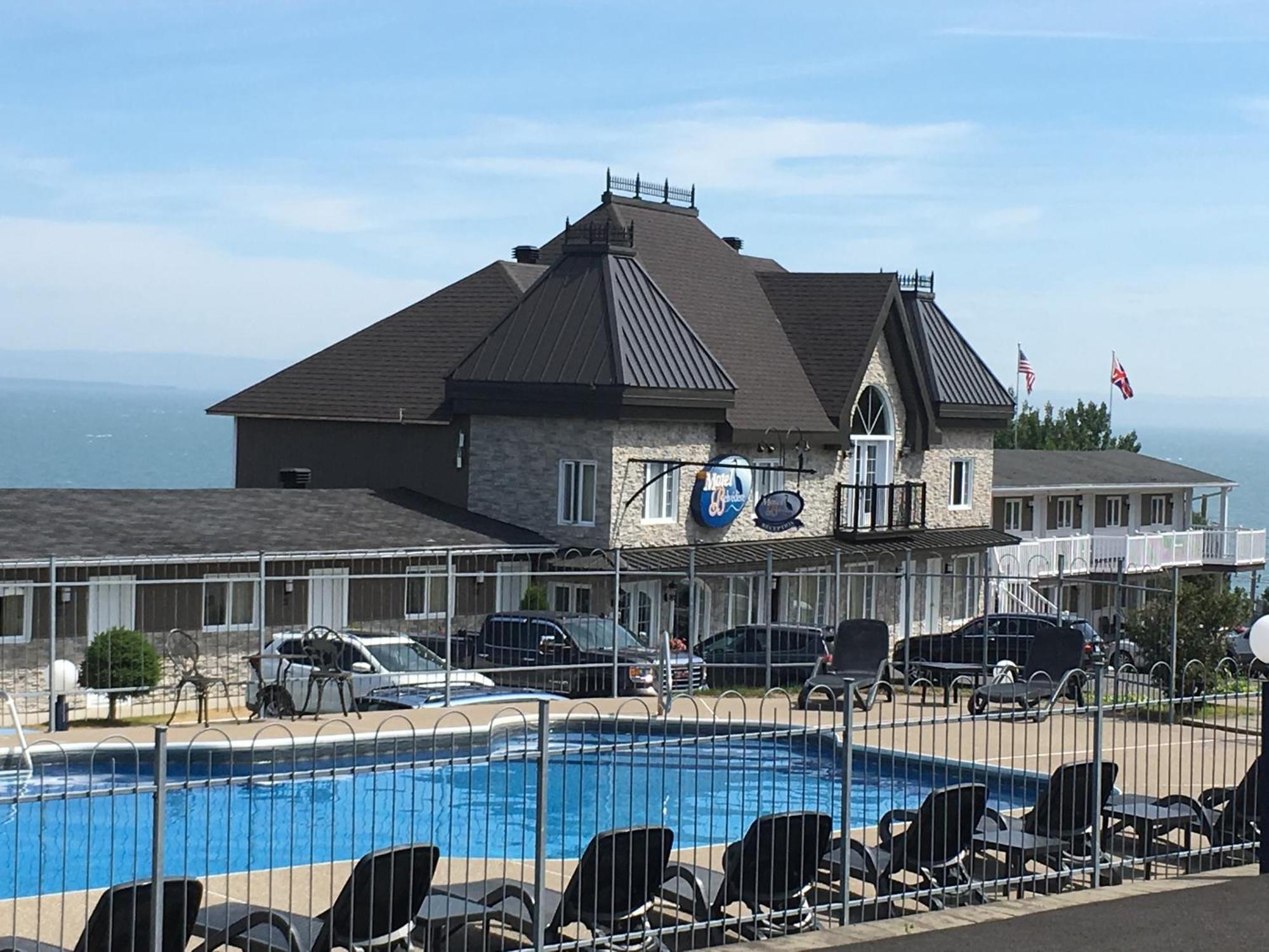 Motel Vue Belvedere Saint-Siméon Exteriör bild