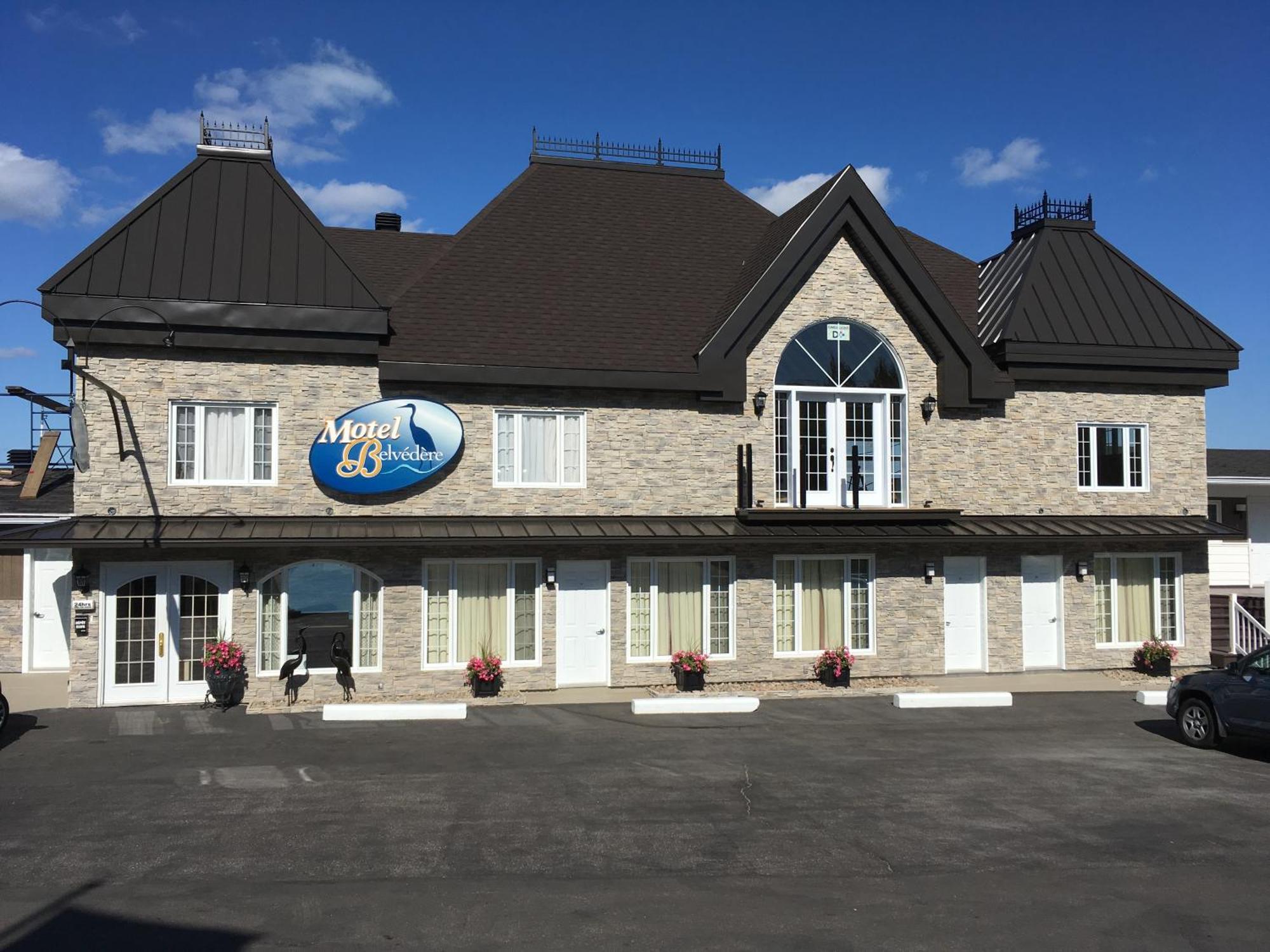 Motel Vue Belvedere Saint-Siméon Exteriör bild