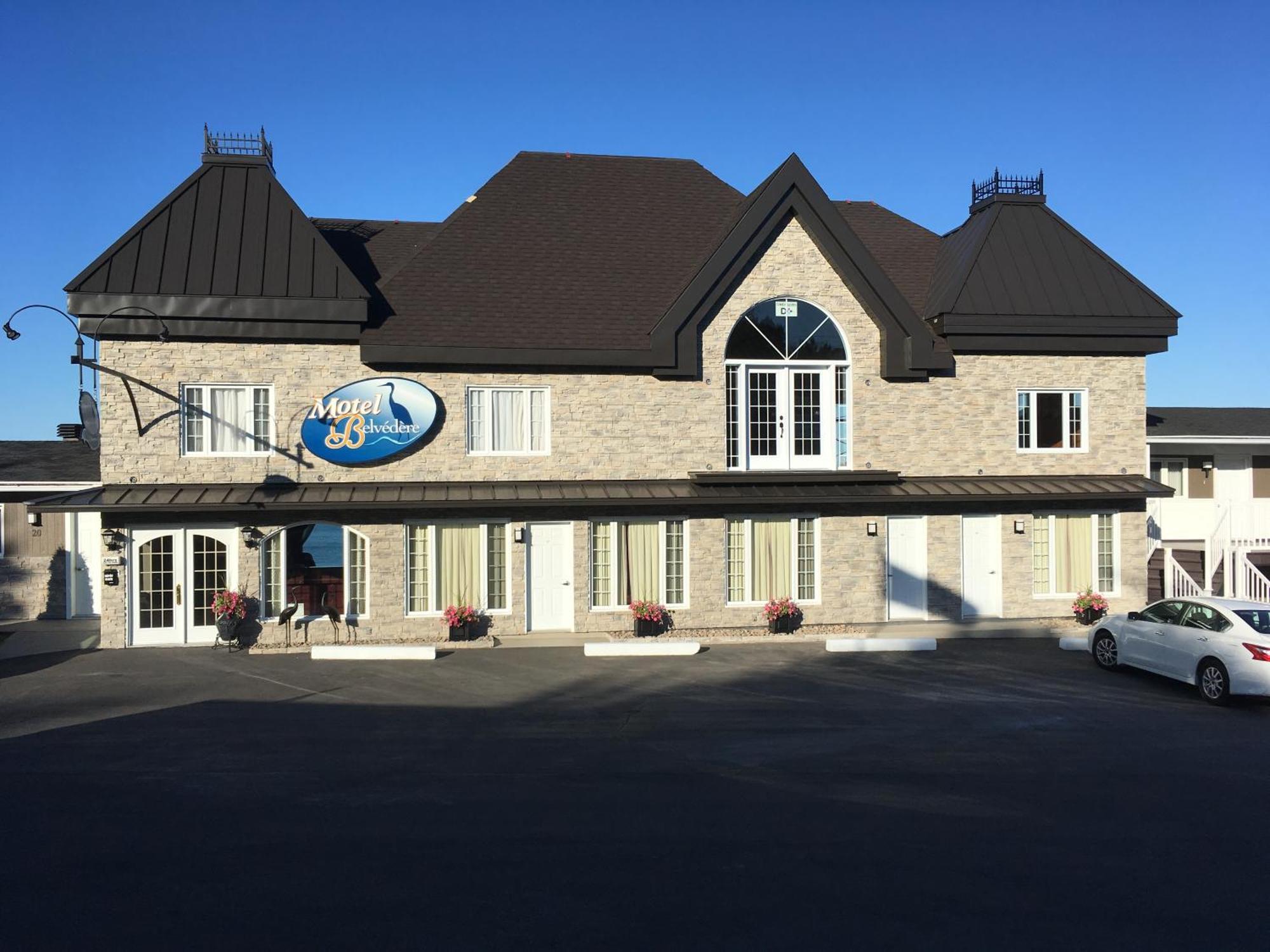 Motel Vue Belvedere Saint-Siméon Exteriör bild