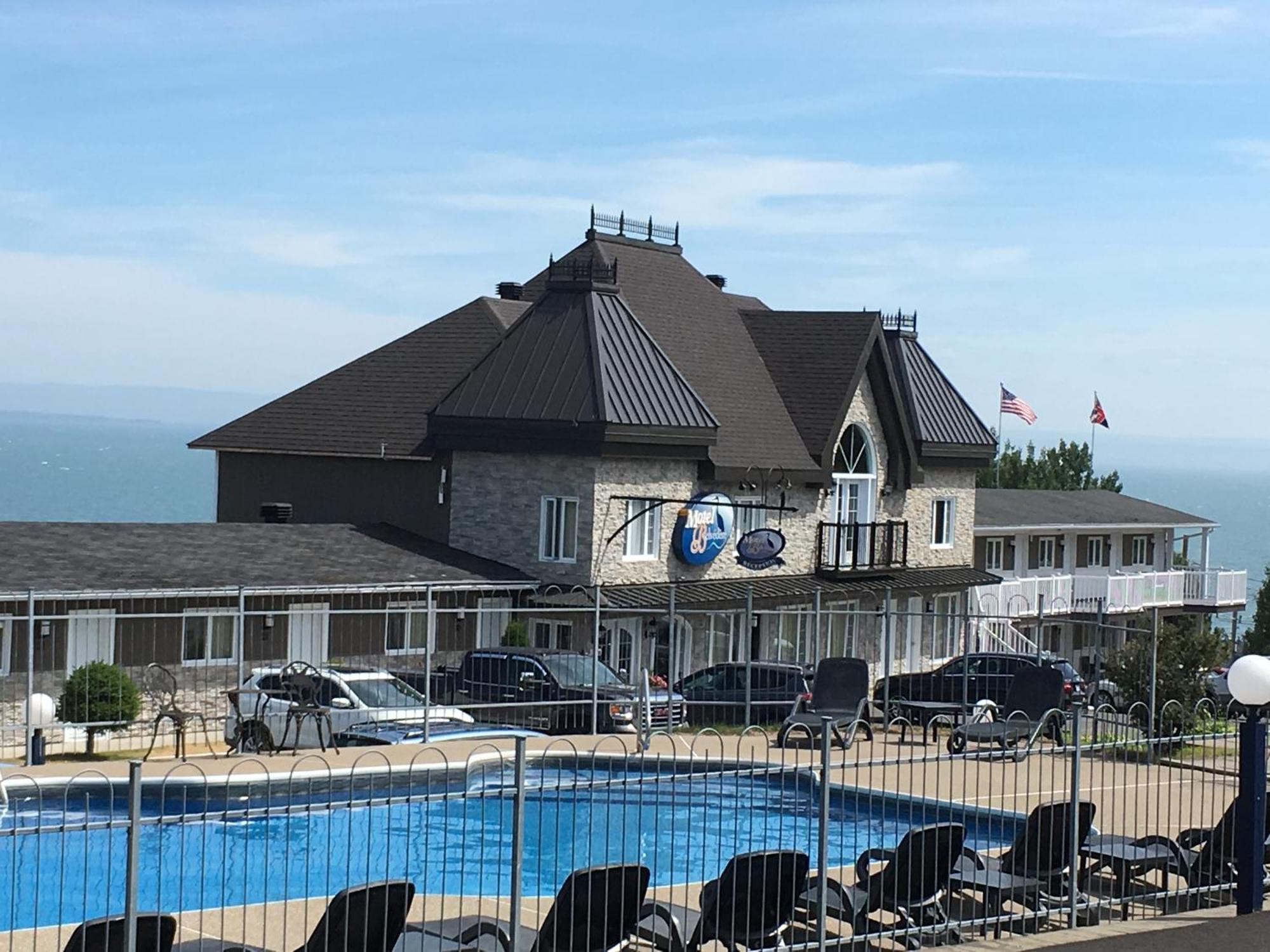 Motel Vue Belvedere Saint-Siméon Exteriör bild